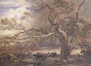 Samuel Palmer Sheltering from the Storm Spain oil painting artist